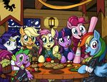  alcohol amazing ambiguous_gender anthro apple applejack_(mlp) armor beverage blush diner dragon equine female feral fluttershy_(mlp) food friendship_is_magic fruit hair horn horse latecustomer male mammal multi-colored_hair my_little_pony open_mouth pegasus pinkie_pie_(mlp) pony rainbow_dash_(mlp) rainbow_hair rarity_(mlp) restaurant scalie smile spike_(mlp) table twilight_sparkle_(mlp) unicorn wings 
