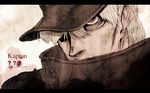  blonde_hair captain_(hellsing) hat hellsing imasan male_focus red_eyes solo white_hair 