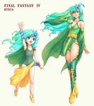  adult child final_fantasy final_fantasy_iv green_hair leotard older rydia 