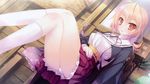  absurdres appare!_tenka_gomen baseson breasts highres large_breasts lingerie panties sitting solo underwear 