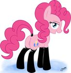  43roken anus blue_eyes cutie_mark equine female feral friendship_is_magic hair horse kinkie_pie_(mlp) looking_at_viewer mammal my_little_pony pink_hair pinkie_pie_(mlp) pony presenting pussy smile solo 