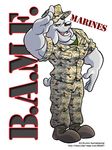  canine cooner dog male mammal marines mascot military solo 