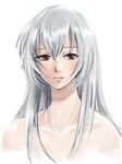  alternate_hairstyle ayanami_rei blue_hair expressionless gino0808 lips long_hair neon_genesis_evangelion red_eyes solo 