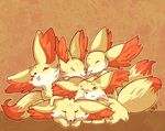  2013 adiago ambiguous_gender canine eyes_closed fennec fennekin feral fox licking nintendo one_eye_closed pok&eacute;mon sleeping tongue video_games 