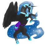  equine female feral friendship_is_magic horn horse mammal my_little_pony nightmare_moon_(mlp) pony princess royalty solo winged_unicorn wings 