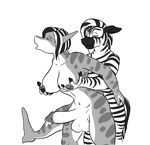  alayna_zebra anthro balls black_and_white breast_fondling breasts dickgirl domino domino2 equine erection eyes_closed fish fondling from_behind greyscale hair herm intersex mammal marine monochrome nipples nude open_mouth penis plain_background precum sex shark smile standing tongue tongue_out vilia white_background zebra 