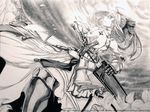  ahoge armor artoria_pendragon_(all) bad_id bad_pixiv_id fate/stay_night fate/unlimited_codes fate_(series) saber saber_lily solo sword traditional_media weapon 