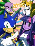  anthro anthrofied blue_eyes canine dragon equine female fox friendship_is_magic green_eyes hair hedgehog hi_res horn horse looking_at_viewer male mammal miles_prower my_little_pony pony purple_eyes purple_hair scalie sega shaded smile sonic_(series) sonic_the_hedgehog spike_(mlp) sssonic2 twilight_sparkle_(mlp) two_tone_hair unicorn 