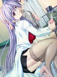  1girl game_cg handjob long_hair penis purple_hair succubus_soon uncensored 