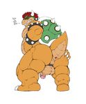  anthro anus armlet balls biceps big big_balls big_butt big_penis bowser bracelet butt chubby claws cock_ring collar color dreke english_text fangs flaccid grin hair hindpaw horn humanoid_penis inviting jewelry king koopa looking_at_viewer looking_back male mario_bros monochrome muscles nintendo nude open_mouth overweight paws penis plain_background pose presenting presenting_hindquarters raised_tail reptile royalty scalie seductive shell smile solo spiked_armlet spiked_bracelet spiked_collar spikes spread_legs spreading standing teeth text thick_thighs thighs toes turtle video_games white_background 