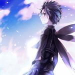  fairy_wings gloves jianmo_sl kirito kirito_(sao-alo) pointy_ears spiked_hair sword_art_online wings 