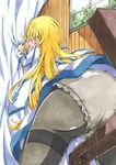  blonde_hair colette_brunel collet_brunel long_hair milkpanda pantyhose pussy_juice solo tales_of_(series) tales_of_symphonia 
