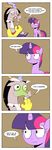  comic cutie_mark dialog dialogue discord_(mlp) draconequus eating english_text equine female feral fork friendship_is_magic hair horn horse karzahnii mammal multi-colored_hair my_little_pony paper pony sick text twilight_sparkle_(mlp) unicorn 