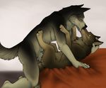  anthro anthro_on_feral bestiality canine dog feral interspecies kissing male penetration sex tongue toradoshi 