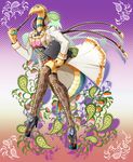  ars_goetia botis_(mygrimoire) clipboard corset creature forked_tongue full_body jacket kyousaku long_sleeves monster mygrimoire pipe shoes smoke snake solo standing tail thighhighs tongue what 