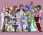  3.1-tan 3boys 6+girls 95-tan 98-tan 98se-tan ahoge aramaki_daisuke bald bare_shoulders beret blue_hair breasts ce-tan cleavage commentary crossover dos dr_norton dress elbow_gloves everyone flat_chest ghost_in_the_shell gloves green_hair group_picture harem hat horns jacket kusanagi_motoko large_breasts lindows linux linux-tan long_hair longhorn lowres maid_headdress mcafee me-tan monocle multiple_boys multiple_girls norton nt-tan oekaki one_eye_closed open_clothes open_jacket operator_(ghost_in_the_shell) os-tan os9 osx pantyhose pen personification pimp pink_hair rakugaki school_uniform sitting stethoscope sweater thighhighs xp-tan yuri 