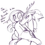  antler antlers cutie_mark discord_(mlp) draconequus duo english_text equine female feral florecentmoo fluttershy_(mlp) friendship_is_magic horn horse interspecies male mammal my_little_pony pegasus penetration pony pussy sex sketch straight text vaginal vaginal_penetration wings 