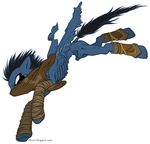  horse legacy_of_kain_:_soul_reaver male mammal plain_background ponification pony raziel riftryu solo soul_reaver white_background 