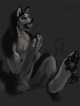  canine dog husky latex_(artist) male mammal solo transformation 