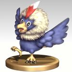  no_humans pokemon rufflet super_smash_bros. trophy 