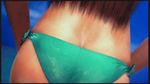  adjusting_clothes adjusting_swimsuit animated animated_gif ass bikini butt_crack dead_or_alive dead_or_alive_xtreme_2 hitomi hitomi_(doa) legs long_hair lowres swimsuit tan tanline tecmo 