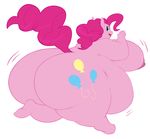  anthro anthrofied big_breasts big_butt breasts butt chubby cutie_mark equine female friendship_is_magic fur hair horse huge_breasts invalid_tag looking_back mammal mane my_little_pony nipples nude overweight pink_fur pink_hair pinkie_pie_(mlp) plain_background pony side_boob solo toxicko white_background 