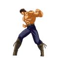  animated animated_gif battle boots game_sprite hokuto_hyakuretsu_ken hokuto_no_ken hokuto_no_ken_shinpan_no_sousousei_kengou_retsuden kenshirou kicking lowres male_focus muscle pixel_art punching rapid_punches scar solo transparent_background 