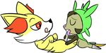  canine chespin duo erection eyes_closed fellatio fennec fennekin feral fox fur invalid_color invalid_tag male mammal nintendo oral oral_sex penis plain_background pok&#233;mon pok&eacute;mon pok&eacute;philia saliva sex side_view tongue video_games yellow yellow_fur 