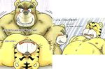  blush chubby feline forced gay japanese_text male mammal overweight rape shima_shima_tora_no_shimajirou shimajiro shimajiro&#039;s_dad shimajiro's_dad shimataro text tiger unknown_artist 