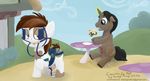  bondage bound bridle commission cub equine feral friendship_is_magic horse male mammal my_little_pony original_character penis pipsqueak_(mlp) pony public saddle smudge_proof thunder_ring young 