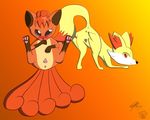  anatomically_correct_pussy animal_genitalia blush canine canine_pussy female fennec fennekin feral fox fur mammal nintendo pok&#233;mon pok&eacute;mon pussy video_games vulpix yellow yellow_fur 