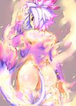  antiiheld blaze_the_cat burned_clothing butt damaged_clothing female fire hair human humanized mammal purple_hair sega solo sonic_(series) 