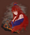  female long_hair myotishi naruto naruto_shippuuden red_hair smile solo terumi_mei 