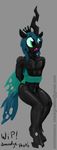  anthro anthrofied changeling crossgender equine friendship_is_magic male mammal my_little_pony nude queen_chrysalis_(mlp) smudge_proof wings work_in_progress 