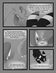  comic eeveelution english_text female food greyscale male monochrome nintendo pok&#233;mon pok&eacute;mon salamance salamence snow tderek99 text umbreon video_games 