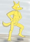  blush canine fox male mammal nude sheath slender slim solo thewerewolf whiskers zorori 