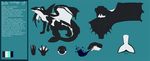  and black cetacean dragon drift drift_tide hybrid killer male mammal marine model_sheet msako mserene orca sea sheet solo tide water whale white 