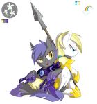  absurd_res alpha_channel armor back_to_back bat_wings blonde_hair cloud_skipper_(mlp) cutie_mark equestria-prevails equine female feral friendship_is_magic fur hair hi_res horse long_hair male mammal midnight_blossom_(mlp) my_little_pony open_mouth pegasus plain_background polearm pony royal_guard royal_guard_(mlp) slit_pupils slitted_pupils smile spear teeth thestral transparent_background weapon wings yellow_eyes 