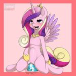  cum dildo equine female friendship_is_magic horn horse kloudmutt my_little_pony open_mouth pony princess_cadance_(mlp) sex_toy wings 