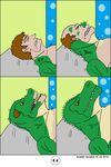  anthro comic crocodile human male mammal maxime-jeanne muscles reptile scalie transformation 