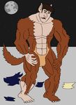  canine male mammal maxime-jeanne muscles nude were werewolf 