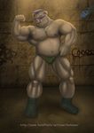  anthro bebop belly biceps big_muscles boar boots bulge chubby clothed clothing ear_piercing eyewear flexing half-dressed lovkuma male mammal mohawk musclegut muscles necklace nipples pecs piercing porcine pose solo speedo sunglasses swimsuit teenage_mutant_ninja_turtles thong topless underwear vein 