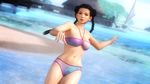  1girl 3d beach bikini black_hair breasts dead_or_alive dead_or_alive_5 highres large_breasts ocean official_art pai_chan swimsuit tecmo virtua_fighter wallpaper 