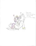  &lt;3 2013 belly crying cub cum duo engish_text equine female friendship_is_magic horse inflation lap_riding love male my_little_pony pony signature straight sweetie_belle_(mlp) tears wad wazzy_lonesome young 