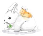  bunny chick clover four-leaf_clover no_humans original tosura-ayato 
