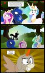  apple bednarowski cardboard carrot comic cranky_doodle_donkey_(mlp) crown czudakx dialog donkey drink english_text equine female feral friendship_is_magic fruit gold hair horn horse mammal moon multi-colored_hair my_little_pony necklace outside pony princess princess_cadance_(mlp) princess_celestia_(mlp) princess_luna_(mlp) royalty sparkle straw text tree winged_unicorn wings 