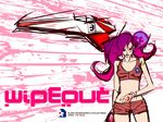 genk hand_in_pants purple_hair shorts solo tetsuo_arial wipeout 