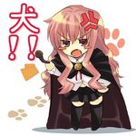  anger_vein angry cape chibi hands_on_hips long_hair louise_francoise_le_blanc_de_la_valliere lowres non-web_source pentacle pink_eyes pink_hair thighhighs zero_no_tsukaima 