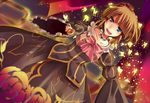  bad_id bad_pixiv_id beatrice bow brown_hair pink_bow pochi-t ribbon short_hair solo umineko_no_naku_koro_ni 