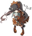  artist_request ashley_(warioware) black_hair doll long_hair red_eyes solo translated twintails warioware 
